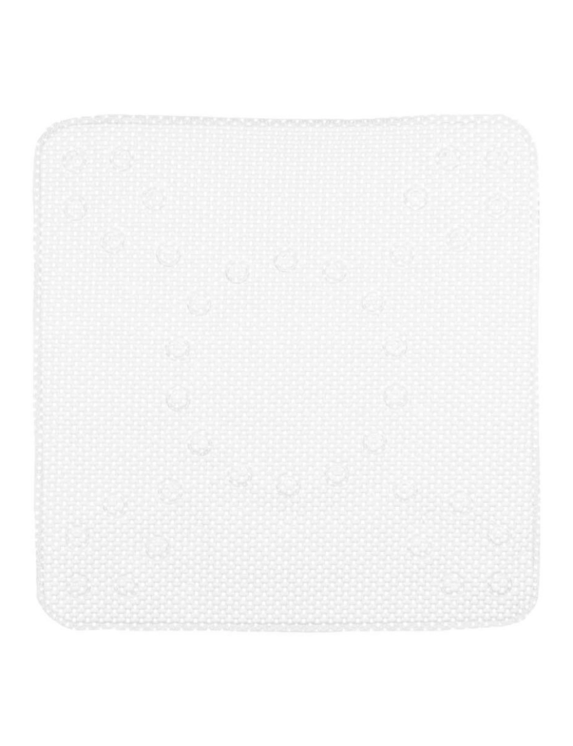 imagem de Tapete Antiderrapante para Duche Branco PVC 53 x 52,5 x 1 cm (6 Unidades)2