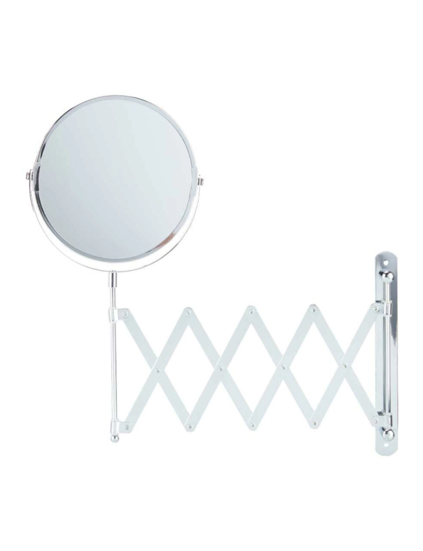 imagem de Espelho de Aumento Extensível Ø 17 cm Metal (6 Unidades)3