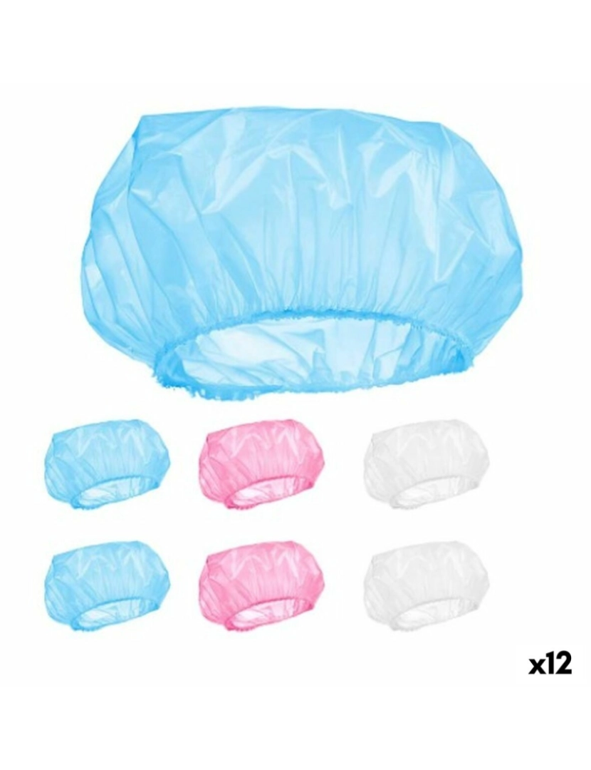 Berilo - Touca de Banho Conjunto Multicolor 28 cm Plástico (12 Unidades)