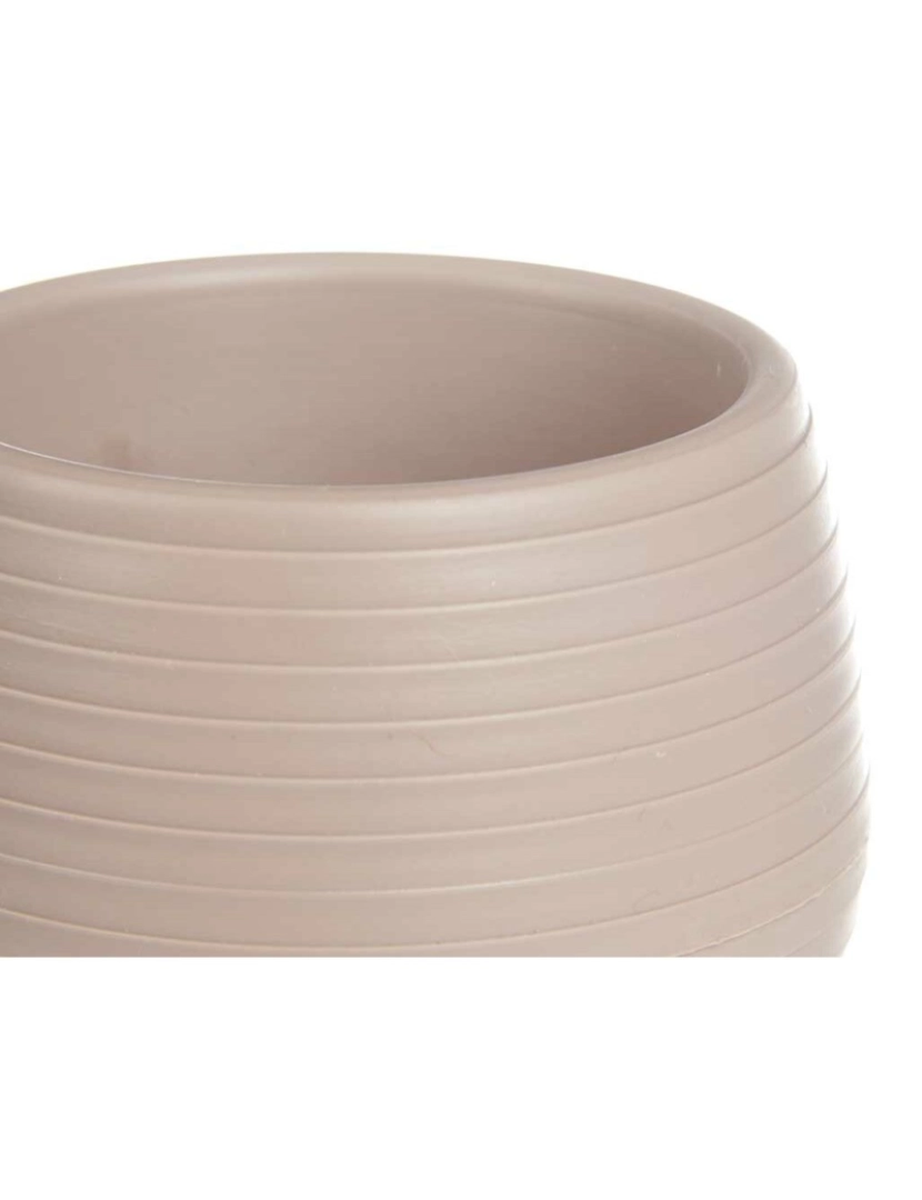 imagem de Conjunto de Vasos Taupe Plástico 16,5 x 16,5 x 14,5 cm (4 Unidades)3