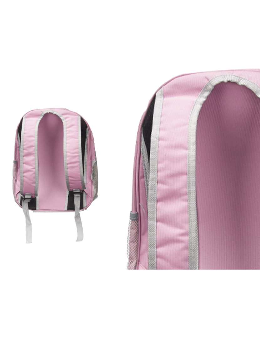 imagem de Mochila para animais de estimação Cor de Rosa Transparente 43 x 26 x 33 cm3