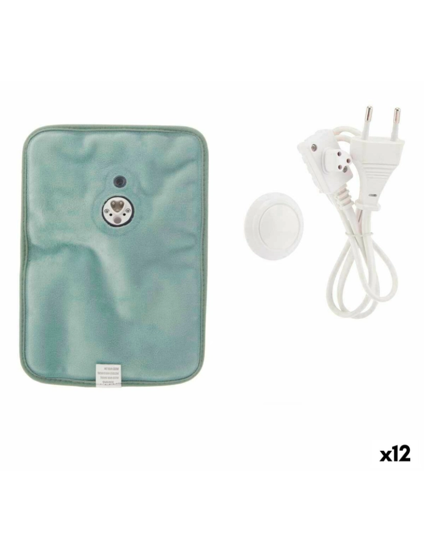 Gift Decor - Saco de Água Quente Elétrico Mãos Verde Plástico 380 W Veludo (12 Unidades)