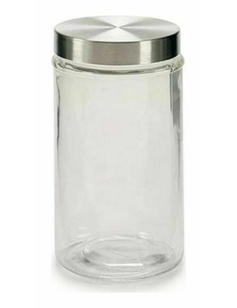 imagem de Bote Cristal Prateado Transparente Alumínio (1 L) (24 Unidades)2