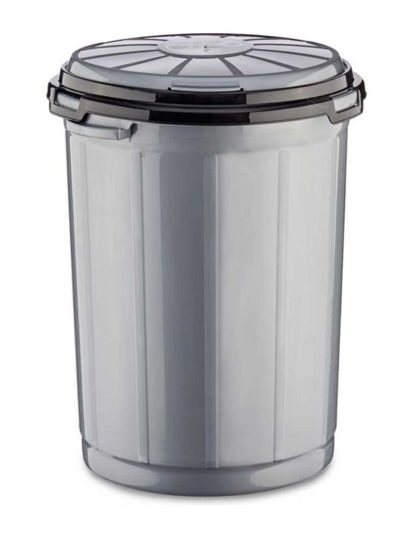 imagem de Balde de Lixo Cinzento Plástico 35 L (41 x 44 x 43 cm) (10 Unidades)2