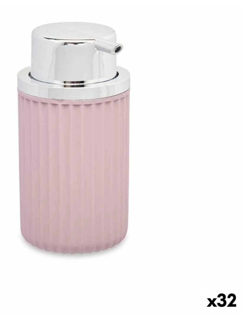 imagem de Dispensador de Sabão Cor de Rosa Plástico 32 Unidades (420 ml)1