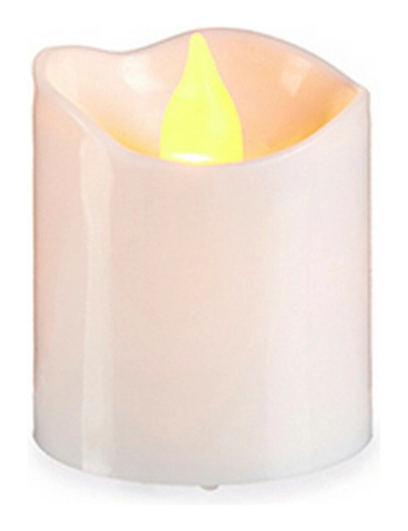 imagem de Conjunto de Velas 3,7 x 3,7 x 5 cm Branco (12 Unidades)3