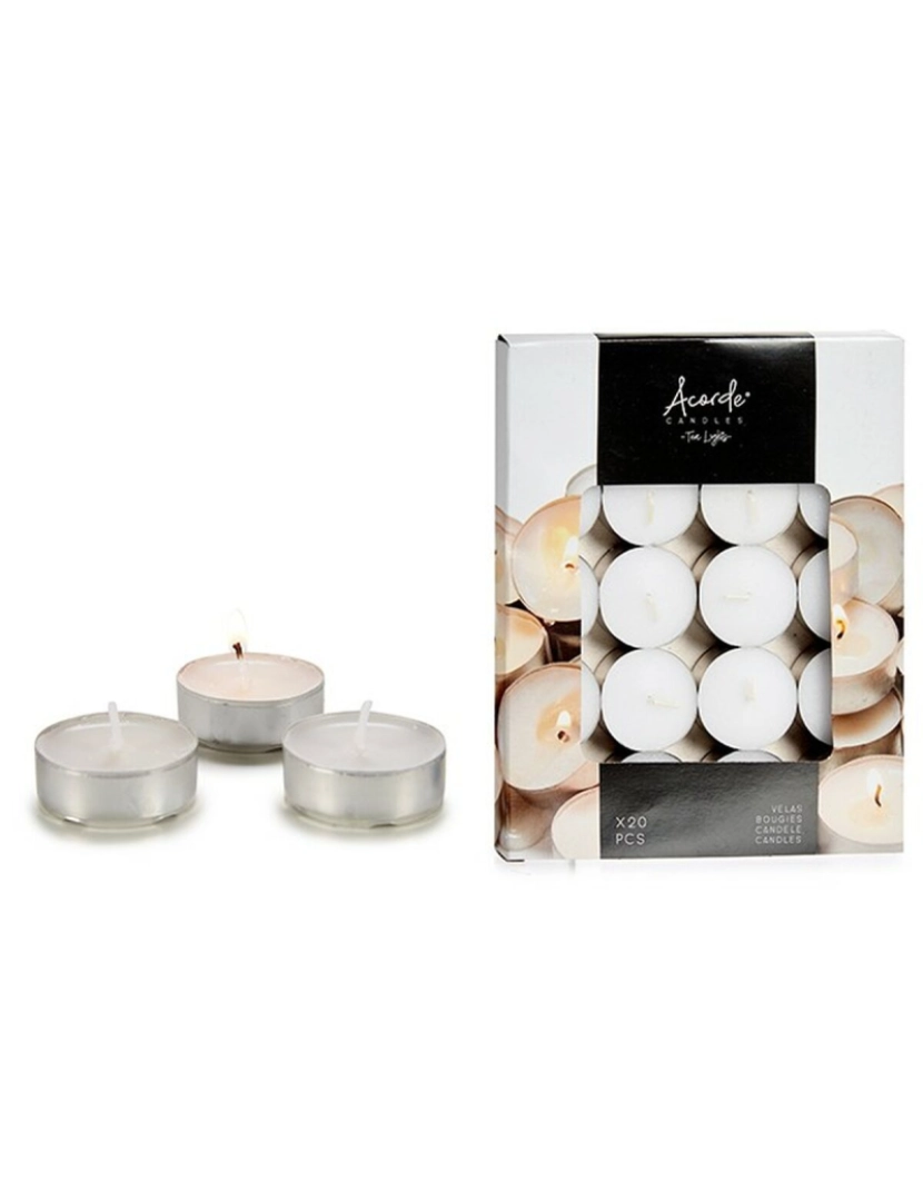 imagem de Conjunto de Velas Branco (12 Unidades)3