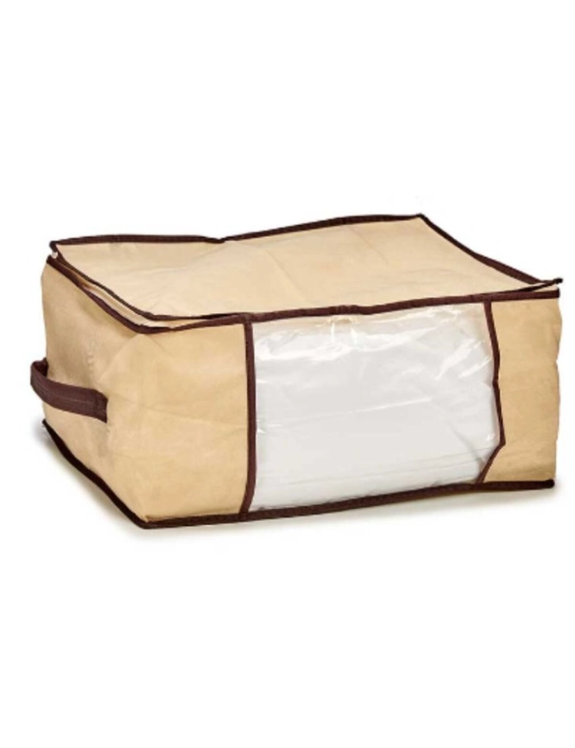 imagem de Bolsa de Armazenamento Creme Poliéster Polipropileno 27 L 45 x 30 x 20 cm (24 Unidades)3