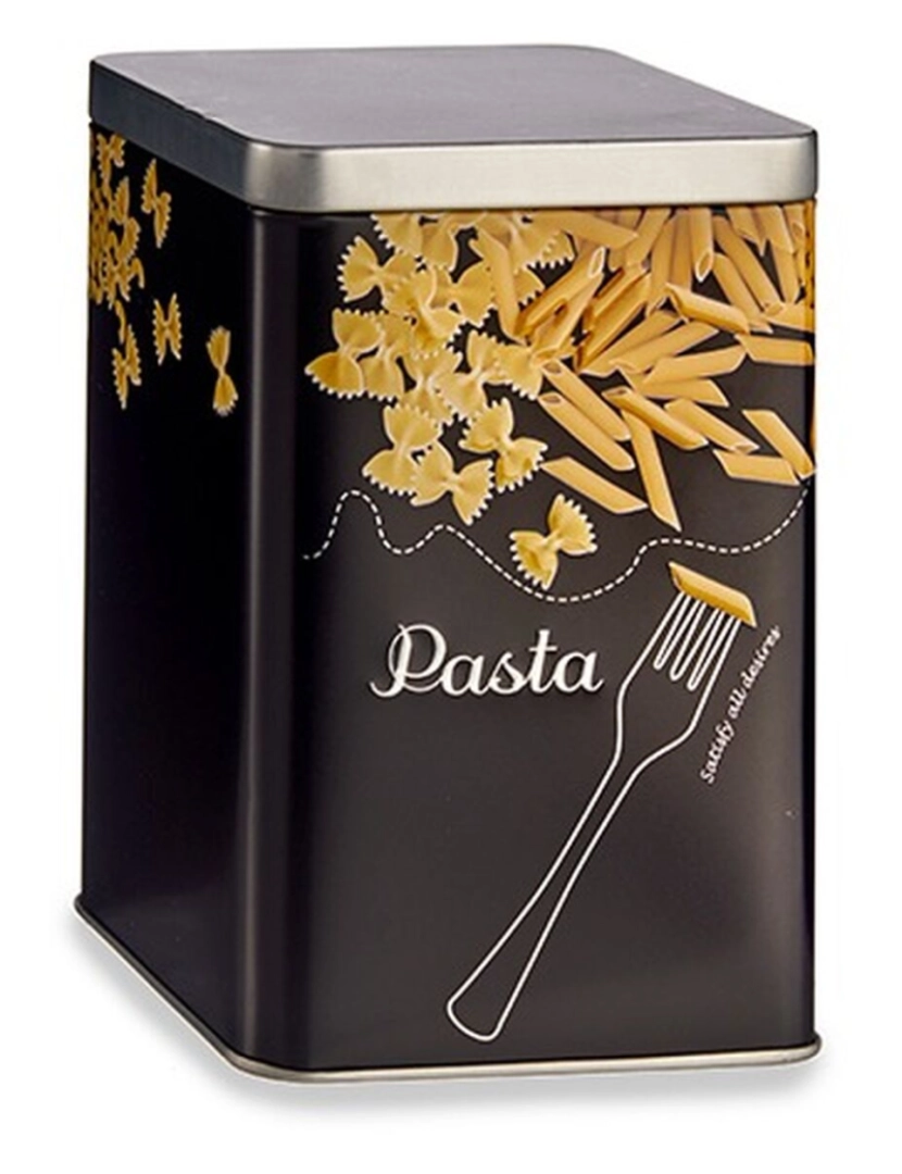 imagem de Bote Pasta Preto Metal 1 L (24 Unidades)3