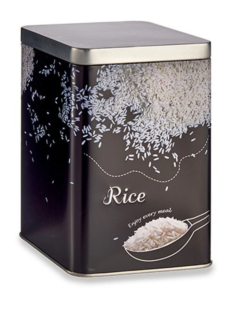 imagem de Bote Arroz Preto Metal 1 L (24 Unidades)3