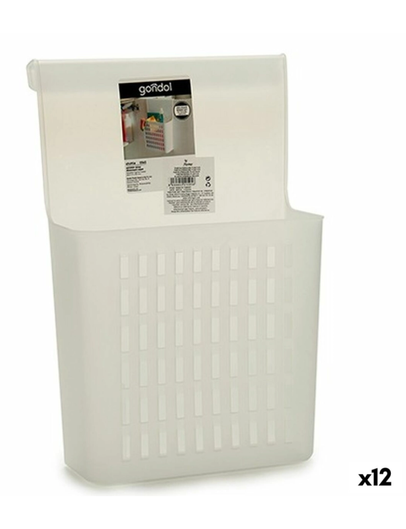 Gondol - Organizador Porta de armário Plástico 12,5 x 35,5 x 24 cm (12 Unidades)