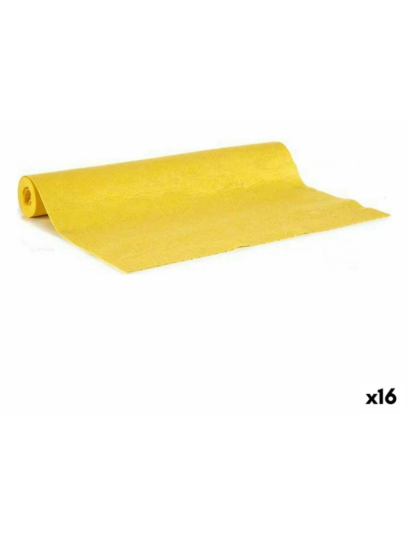 Bigbuy Home - Panos de limpeza Suave Rolo 2 m Amarelo (16 Unidades)