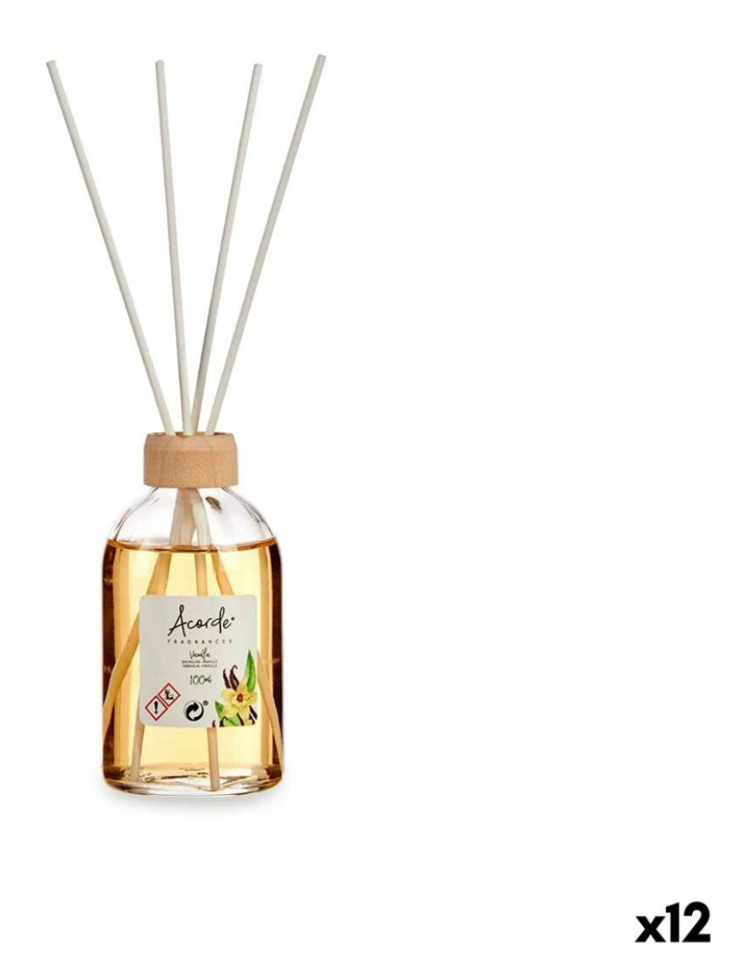 Acorde - Varetas Perfumadas Baunilha 100 ml (12 Unidades)