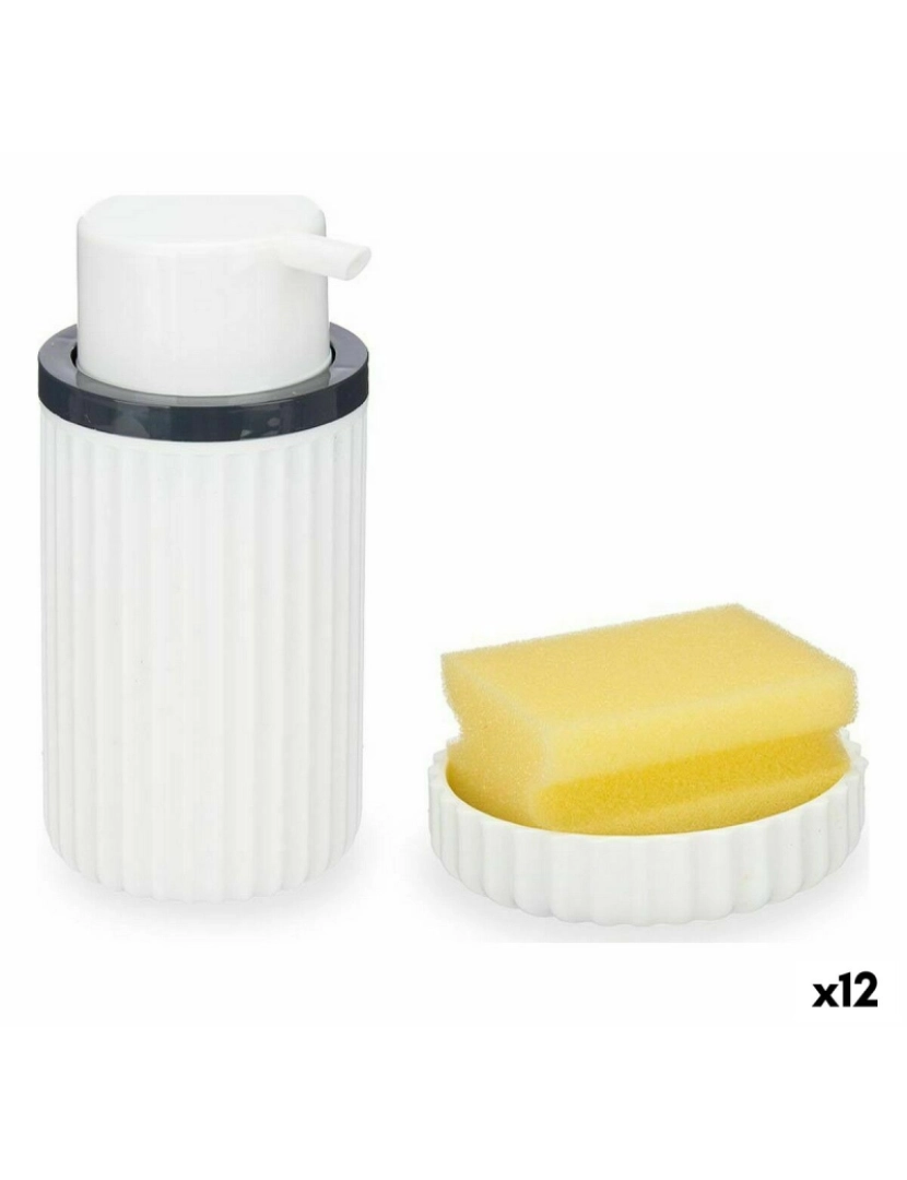 Kinvara - Conjunto de Cozinha 3 Peças Branco Plástico (12 Unidades)