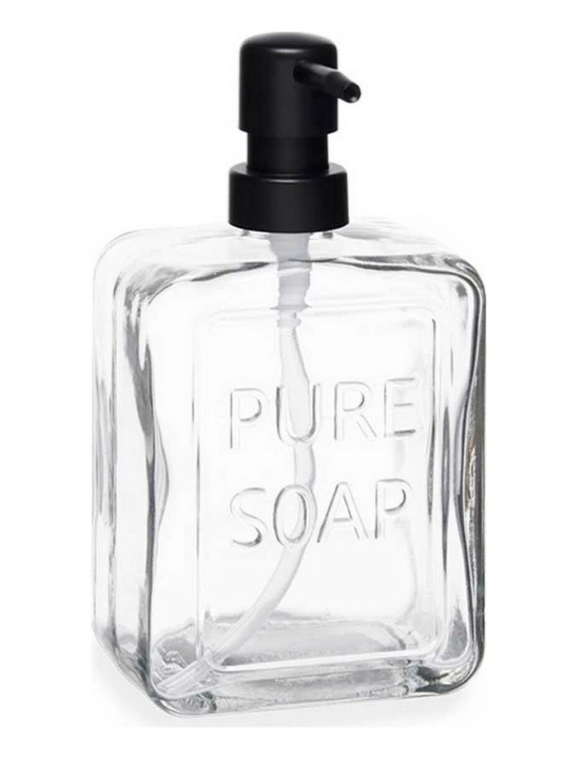 imagem de Dispensador de Sabão Pure Soap Cristal Transparente Plástico 570 ml (6 Unidades)2