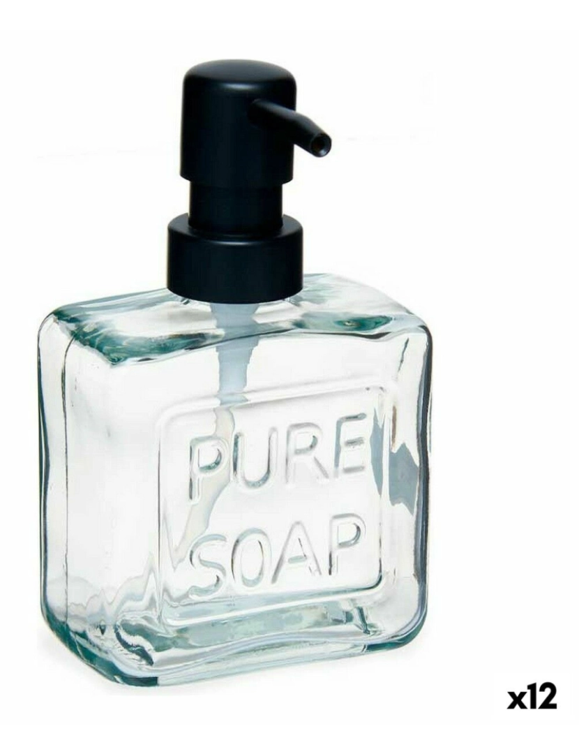 imagem de Dispensador de Sabão Pure Soap 250 ml Cristal Transparente Plástico (12 Unidades)1