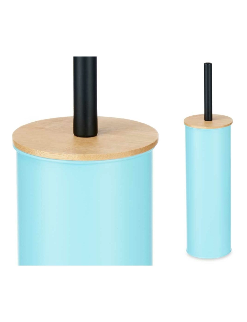 imagem de Piaçaba Azul Metal Bambu Plástico 9,5 X 27 X 9,5 cm (6 Unidades)5