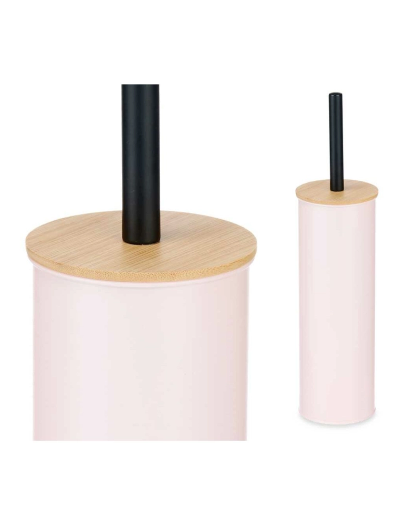 imagem de Piaçaba Cor de Rosa Metal Bambu Plástico 9,5 X 27 X 9,5 cm (6 Unidades)5