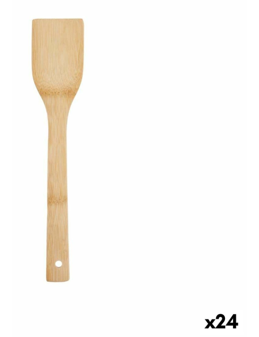 Kinvara - Espátula de Cozinha Bambu 6,5 x 34,5 x 0,6 cm (24 Unidades)