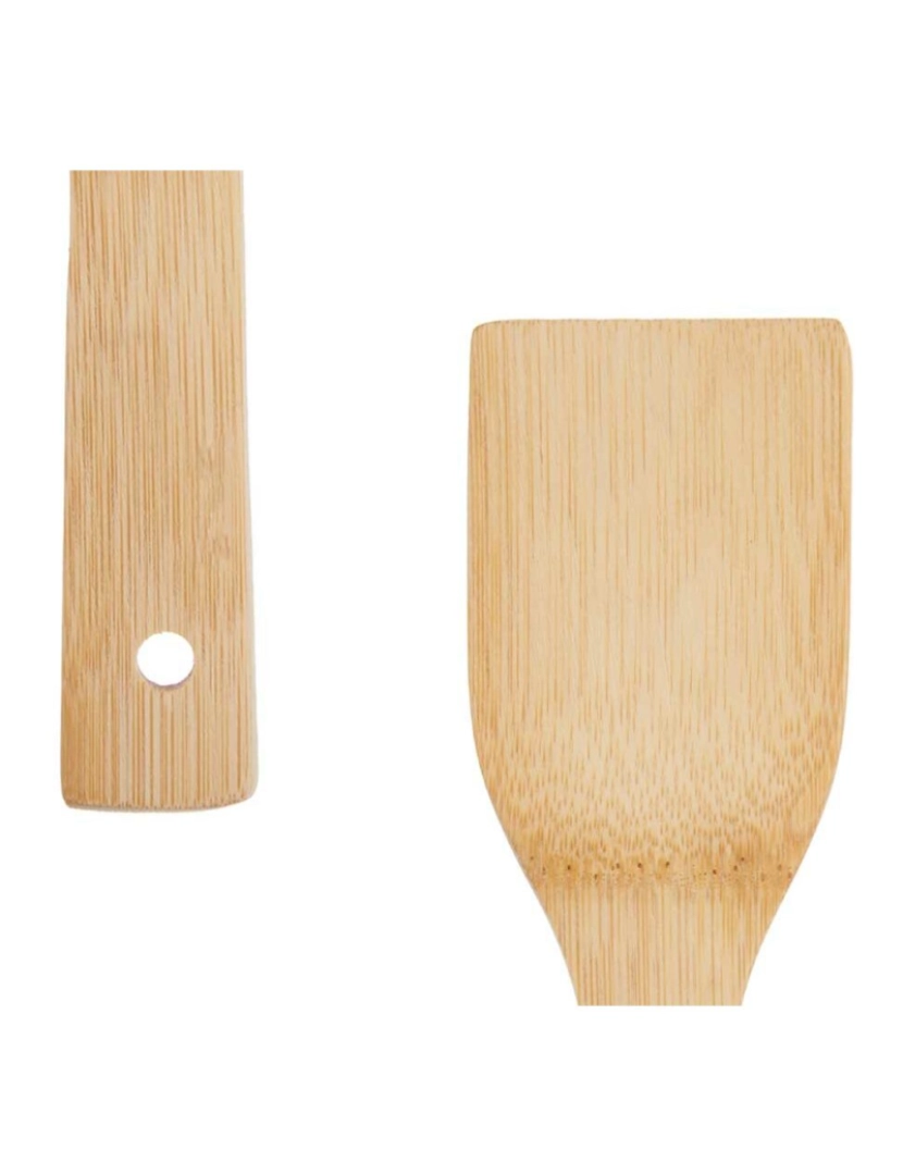 imagem de Espátula de Cozinha Bambu 6,5 x 34,5 x 0,6 cm (24 Unidades)4