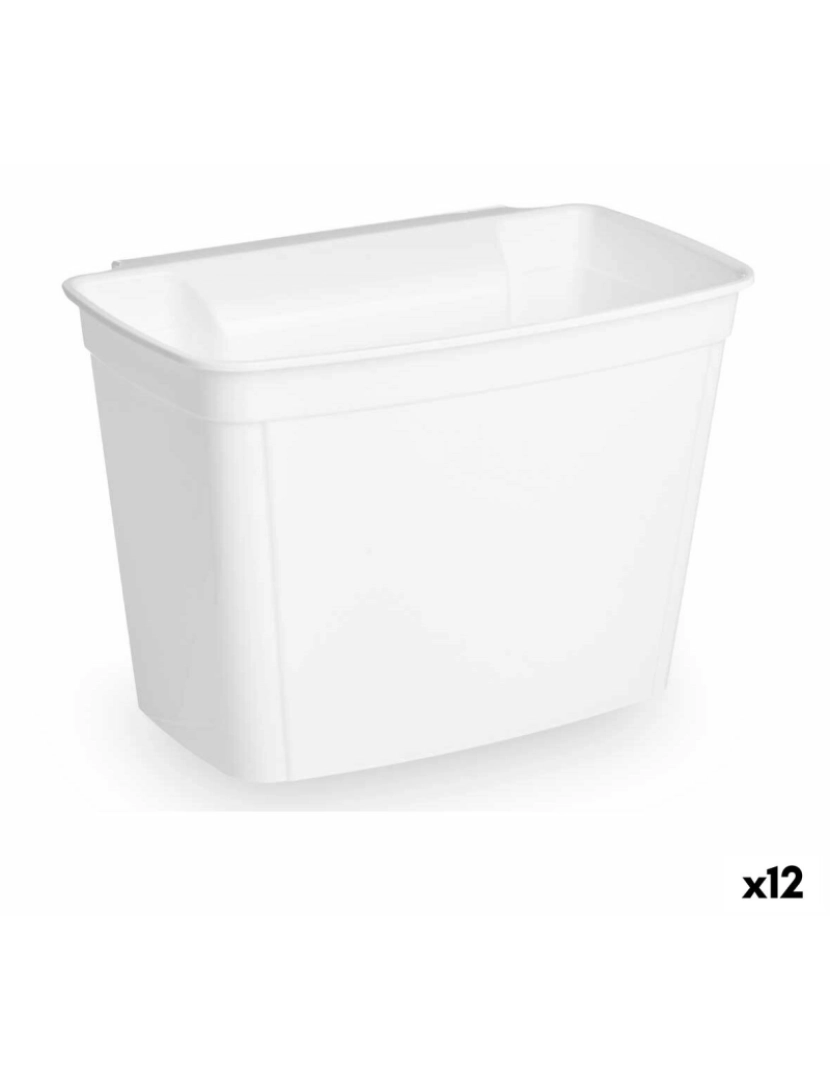 imagem de Suporte para Sacos do Lixo Branco Plástico 4 L (12 Unidades)1