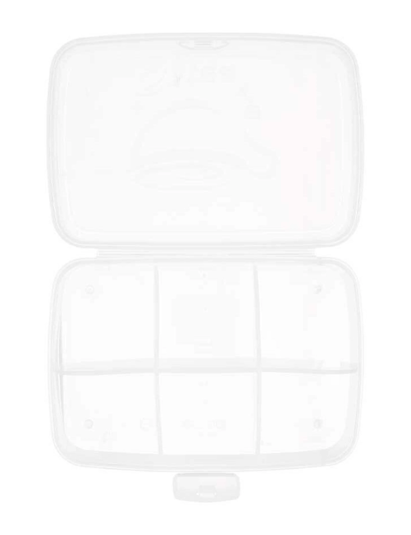 imagem de Caixa de Armazenagem com Tampa Transparente Plástico 21,5 x 8 x 14,6 cm (12 Unidades)4