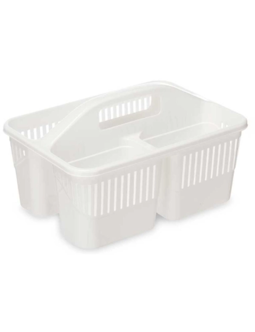 imagem de Organizador Limpeza Branco Plástico 31,3 x 18 x 22 cm (12 Unidades)3