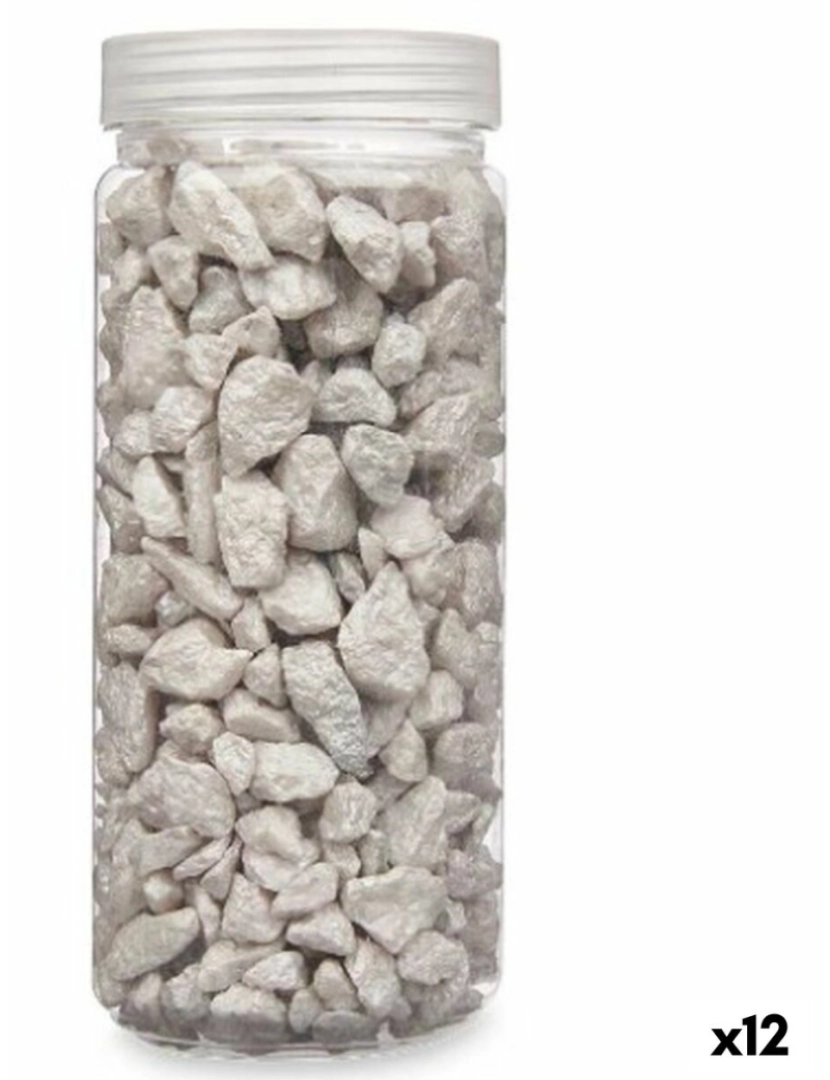 imagem de Pedras Decorativas Cinzento 10 - 20 mm 700 g (12 Unidades)1