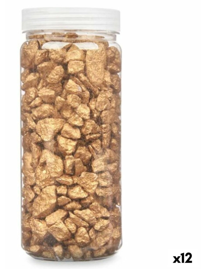Gift Decor - Pedras Decorativas Dourado 10 - 20 mm 700 g (12 Unidades)