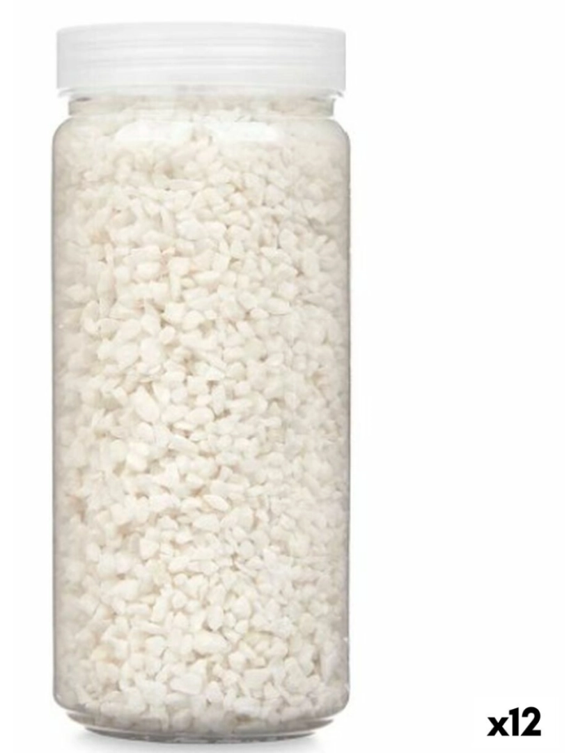 Gift Decor - Pedras Decorativas Branco 2 - 5 mm 700 g (12 Unidades)