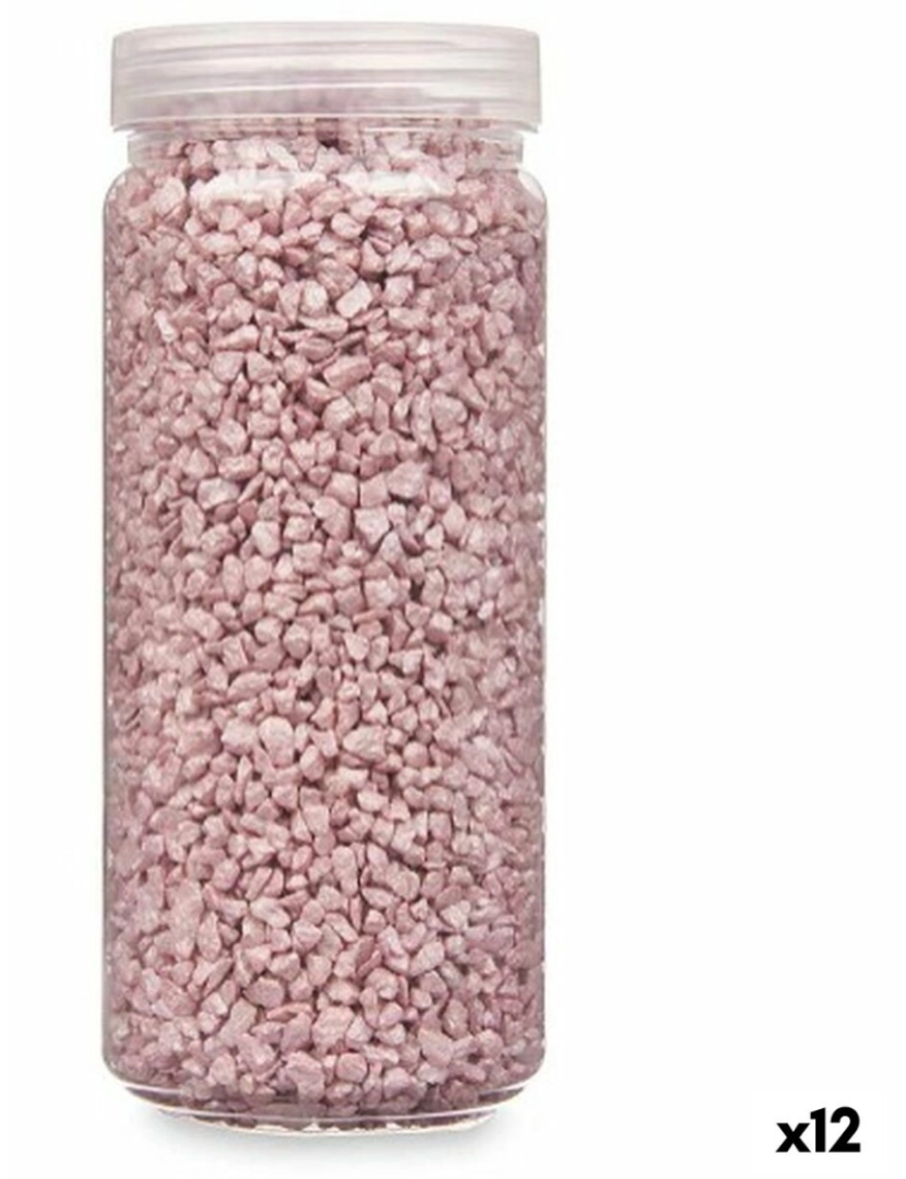 Gift Decor - Pedras Decorativas Cor de Rosa 2 - 5 mm 700 g (12 Unidades)