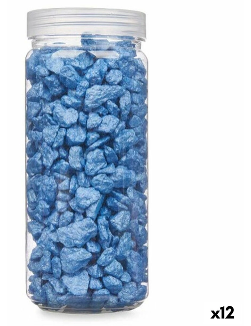 Gift Decor - Pedras Decorativas Azul 10 - 20 mm 700 g (12 Unidades)