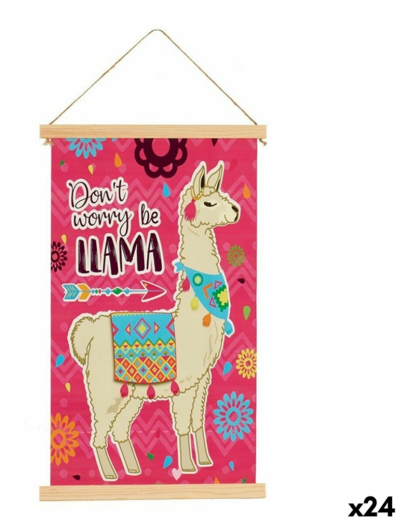 Gift Decor - Tela Chama (1 x 54 x 33 cm) (24 Unidades)