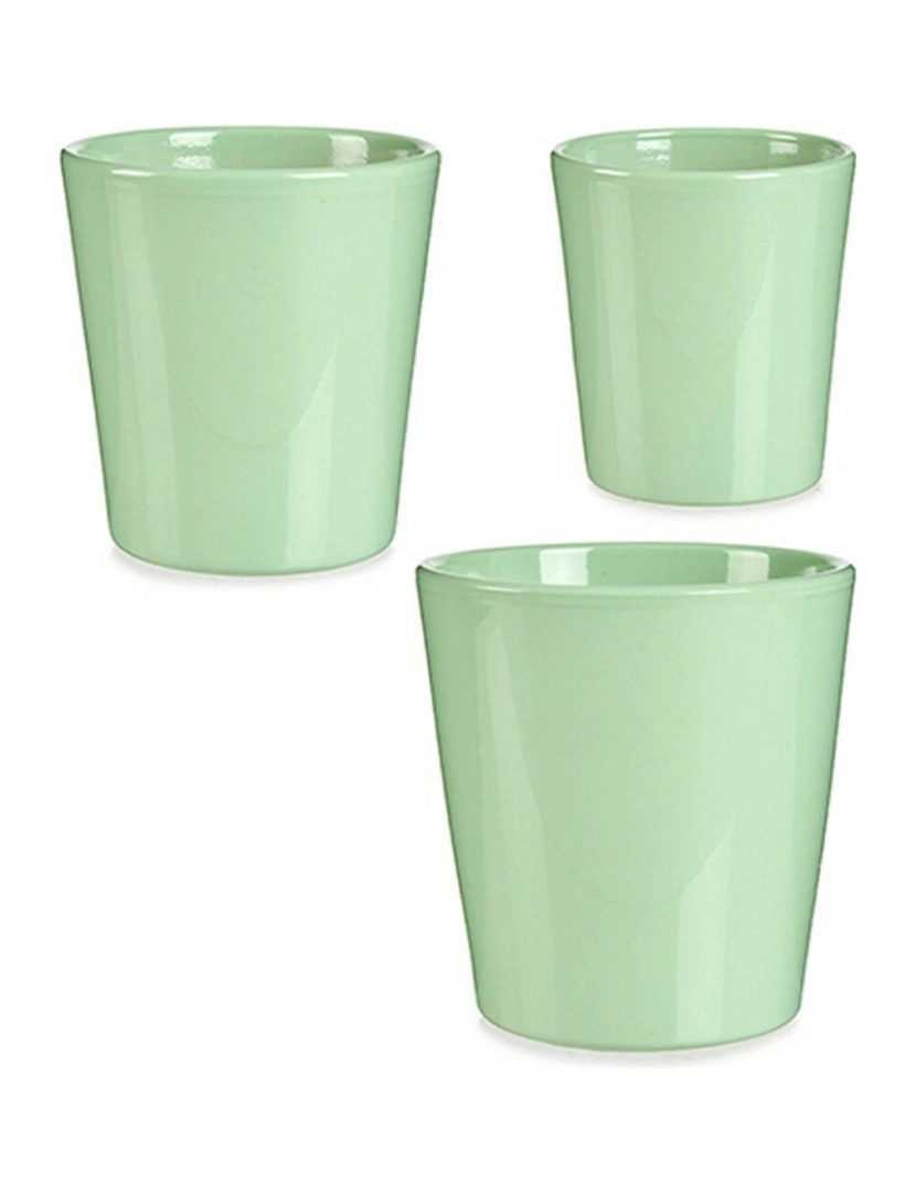 imagem de Conjunto de Vasos Verde Argila (6 Unidades)2