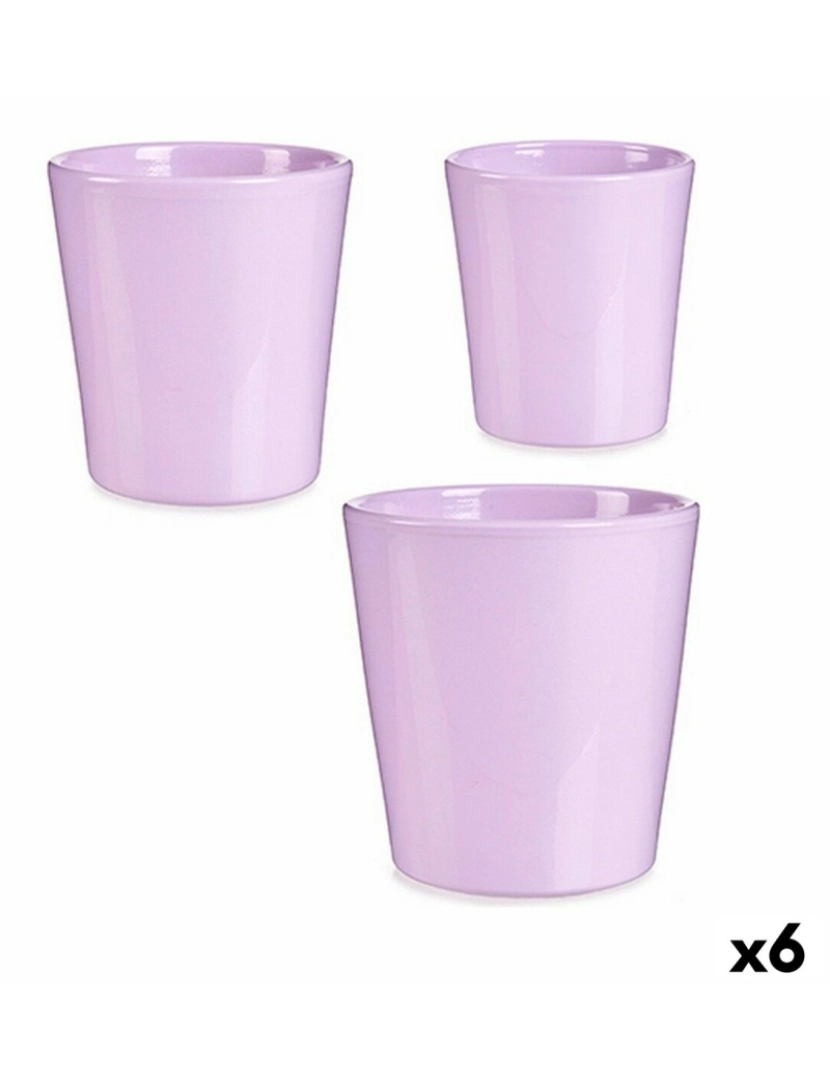 Ibergarden - Conjunto de Vasos Lilás Argila (6 Unidades)