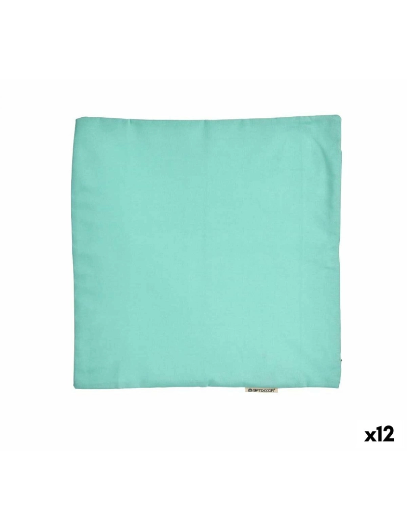 Gift Decor - Capa de travesseiro Turquesa (45 x 0,5 x 45 cm) (12 Unidades)