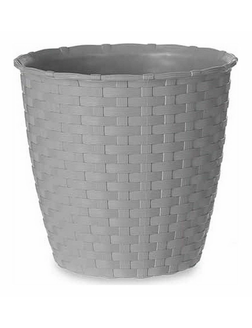 imagem de Vaso Stefanplast Cinzento Plástico 14 x 13 x 14 cm (12 Unidades)2