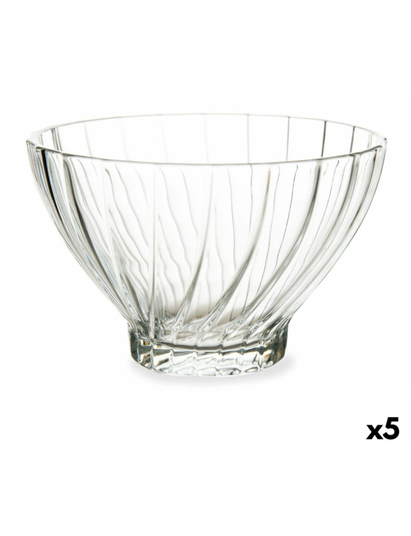Pasabahce - Conjunto de Tigelas Transparente Vidro (Ø 10,8 x 7 cm) (290 ml) (5 Unidades)