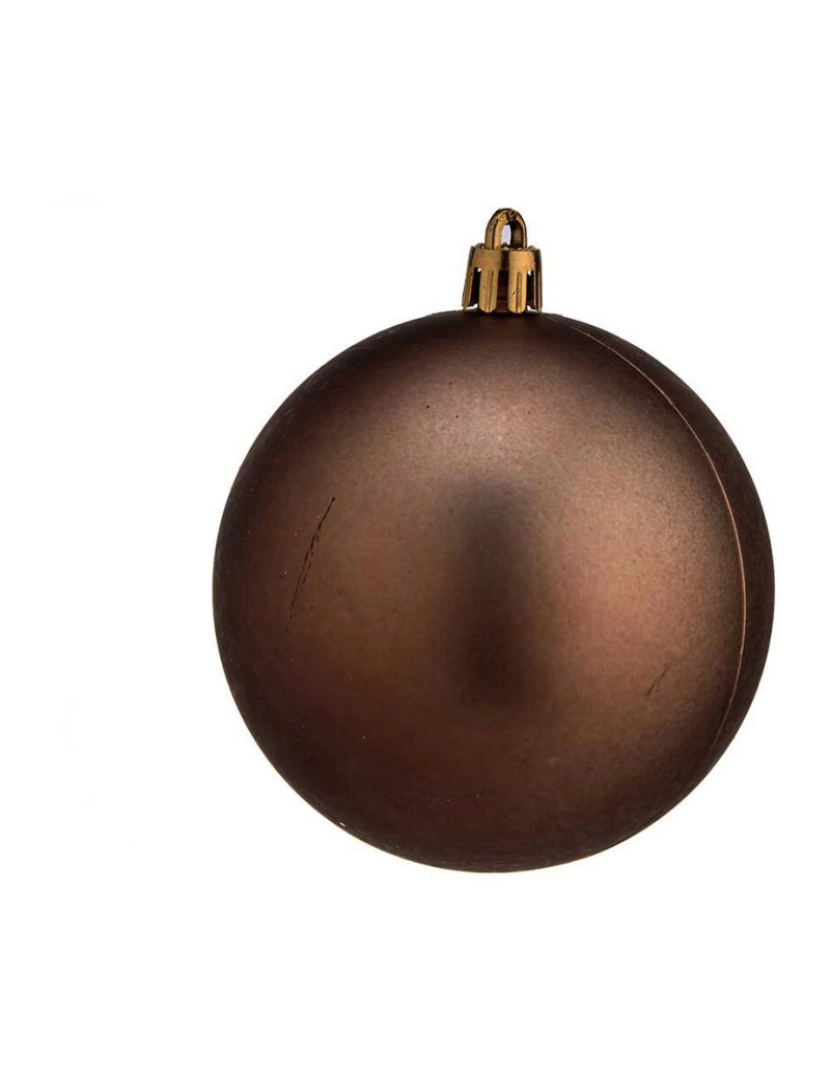 imagem de Conjunto de bolas de Natal Castanho Plástico Ø 8 cm 8 x 8 x 47 cm (24 Unidades)2