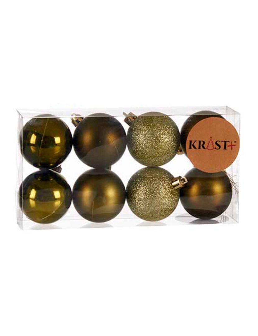 imagem de Conjunto de bolas de Natal Verde Plástico 5 x 6 x 5 cm (12 Unidades)2