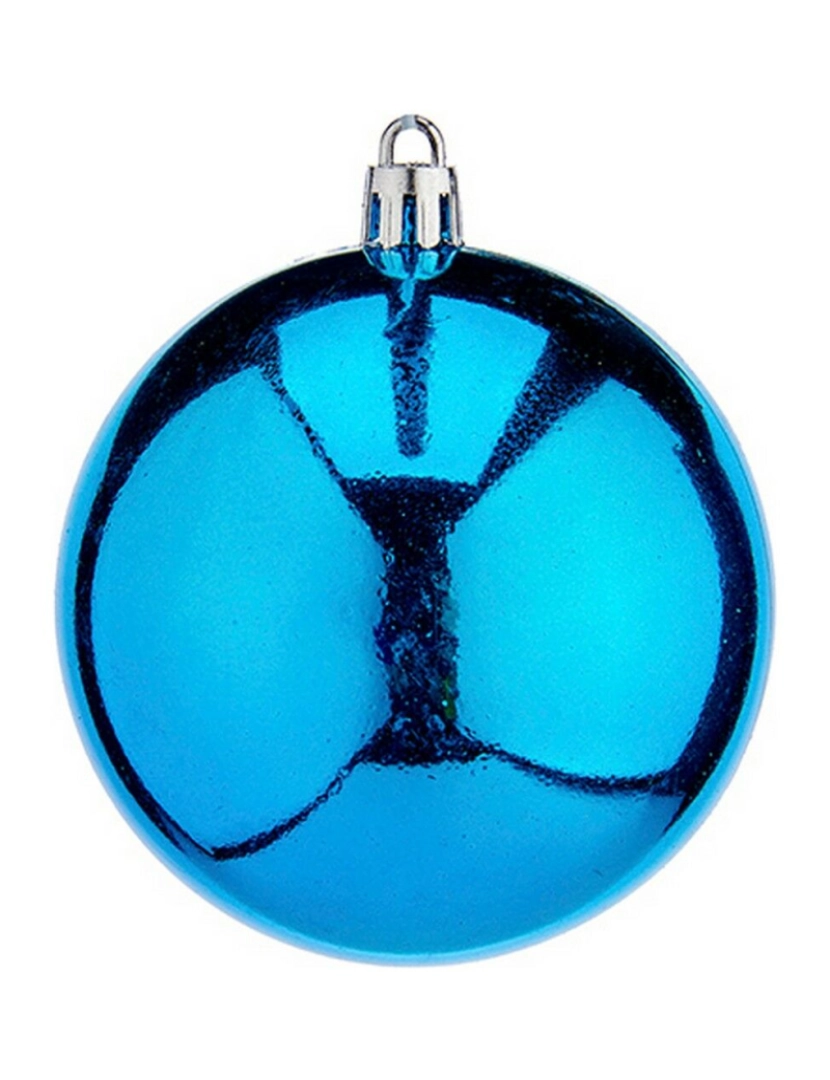imagem de Conjunto de bolas de Natal Azul Plástico 8 x 9 x 8 cm (12 Unidades)3