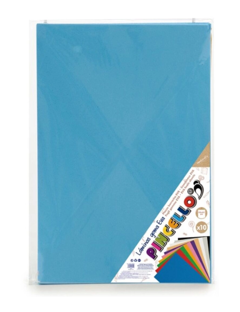 imagem de Borracha Eva Azul Claro 65 x 0,2 x 45 cm (12 Unidades)3