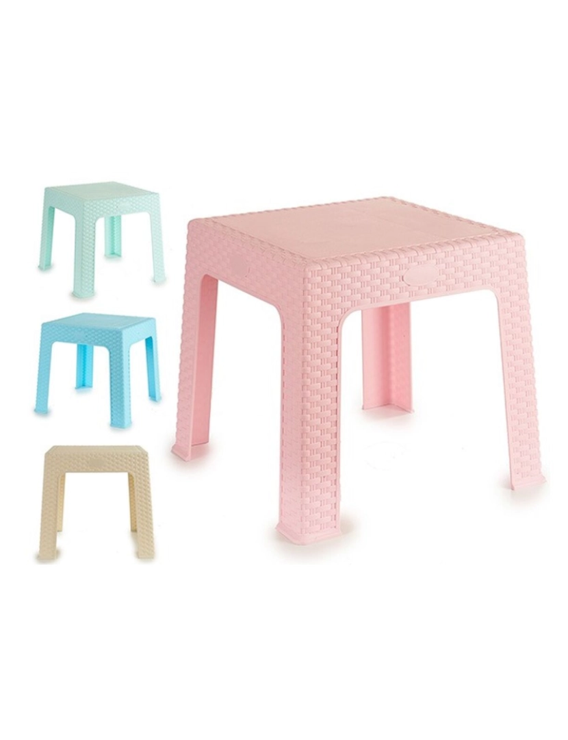 imagem de Mesa Infantil Rattan Plástico 47 x 42 x 47 cm (4 Unidades)2