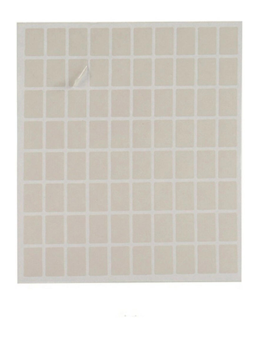 imagem de Etiquetas adesivas Branco 12 x 18 mm Retangular (12 Unidades)3