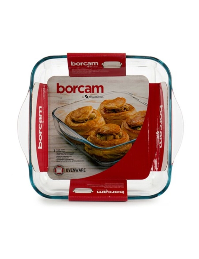 imagem de Bandeja para Forno Borcam Com pegas 1,9 L 22 x 6 x 25,5 cm (6 Unidades)3