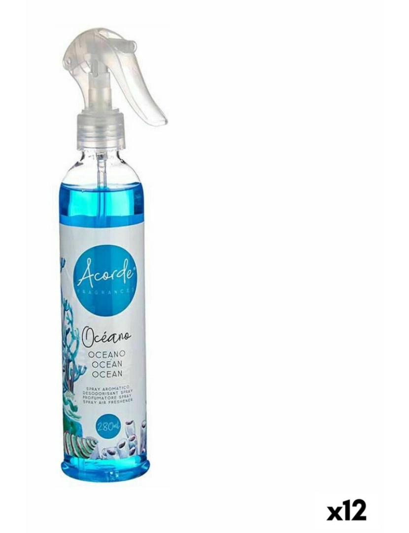 Acorde - Spray Ambientador Oceano 280 ml (12 Unidades)