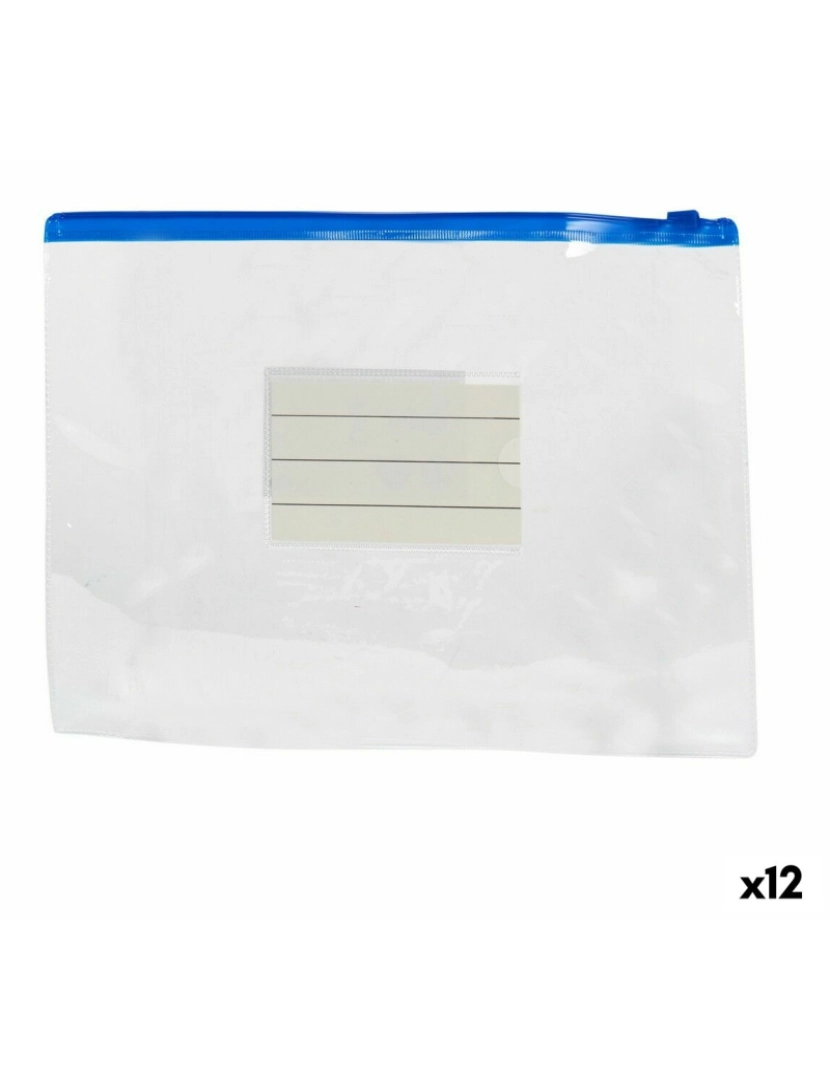 Pincello - Sobrescritos Fecho Automático Plástico A5 0,5 x 18 x 24 cm (12 Unidades)