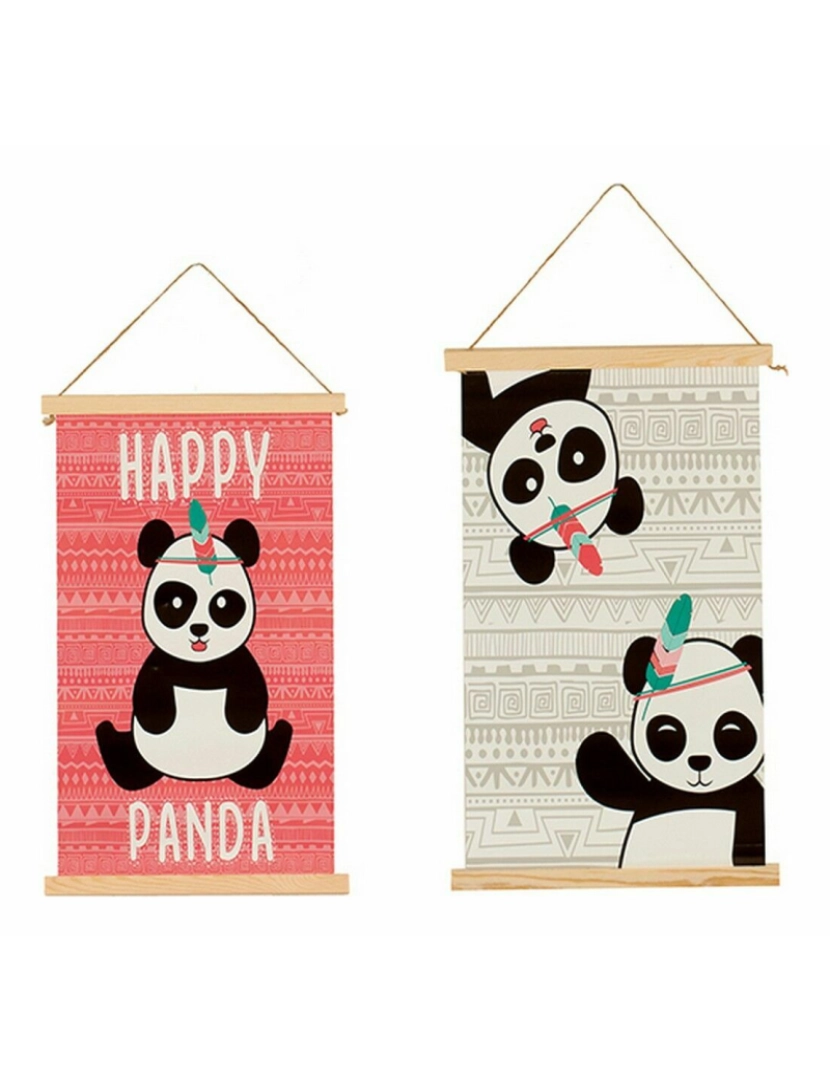 imagem de Decoração de Parede Urso Panda 1 x 54 x 33 cm (24 Unidades)3