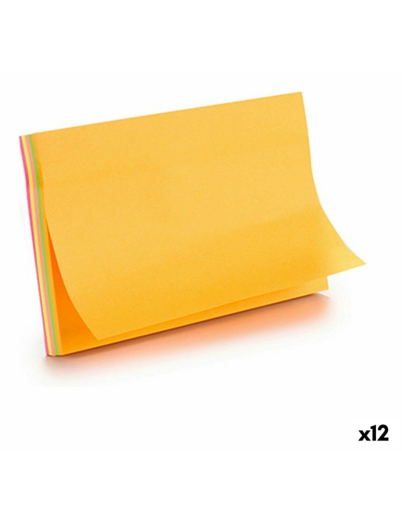 Pincello - Notas Adesivas Multicolor 1 x 12 x 14 cm (12 Unidades)