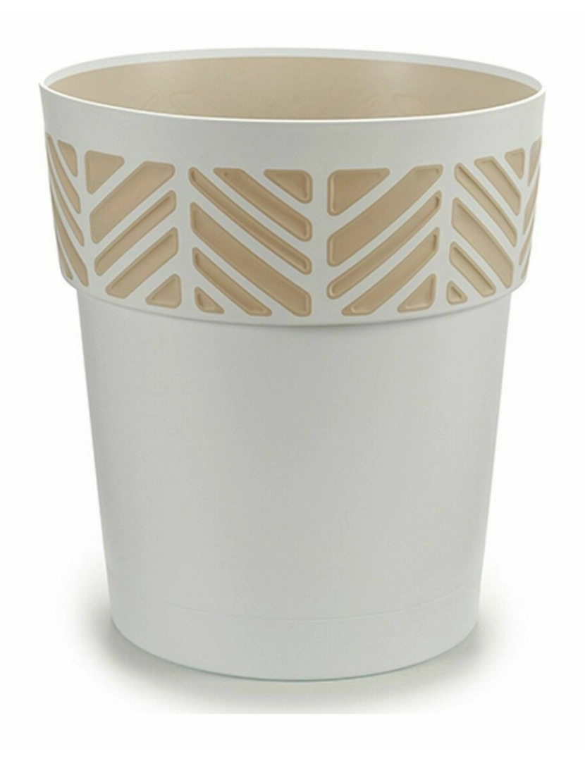 imagem de Vaso Autoirrigável Stefanplast Orfeo Branco Plástico 29 x 29 x 29 cm (6 Unidades)2